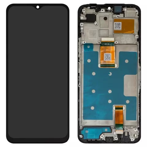Дисплейний модуль для Huawei Honor X6b, з рамкою, Original PRC, Black - 1