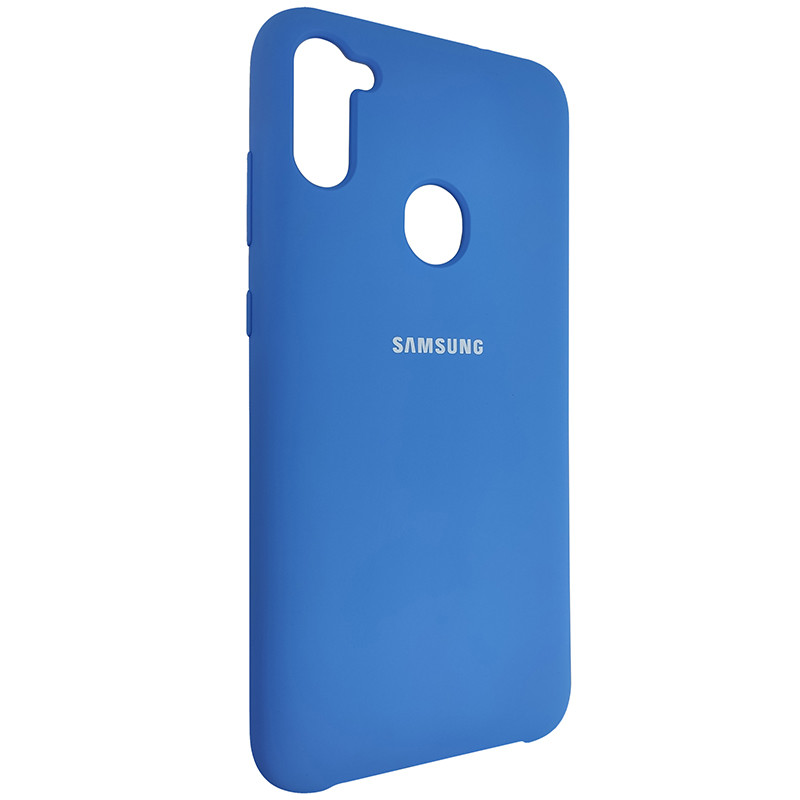 Чехол Silicone Case for Samsung A11/M11 Blue (3) - 2