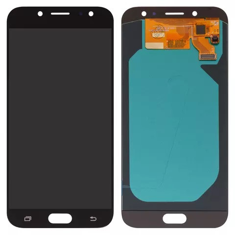 Дисплейний модуль для Samsung J730 Galaxy J7 (2017), High Copy, OLED, Black - 1