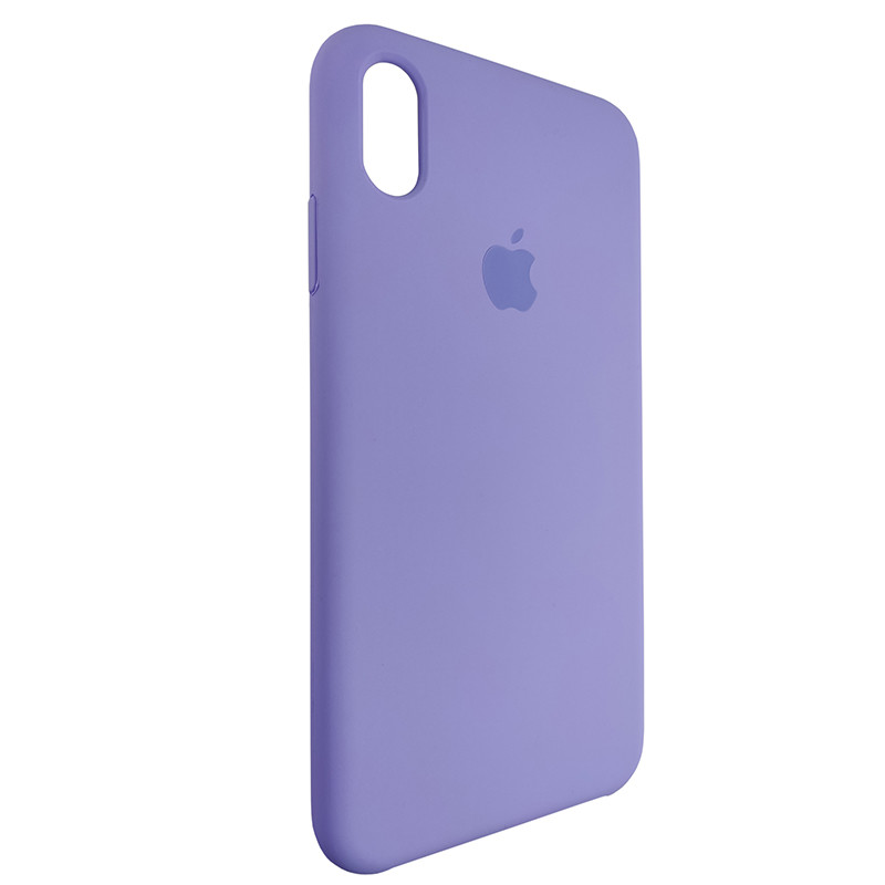 Чохол Copy Silicone Case iPhone XS Max Light Violet (41) - 1
