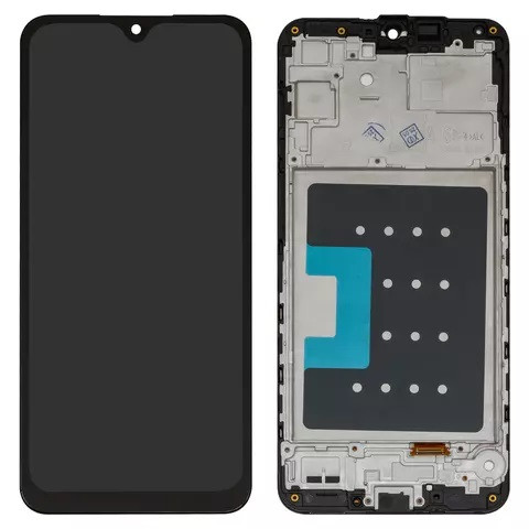 Дисплейний модуль для Samsung A166 Galaxy A16 5G, з рамкою, Сopy, TFT, Black - 1