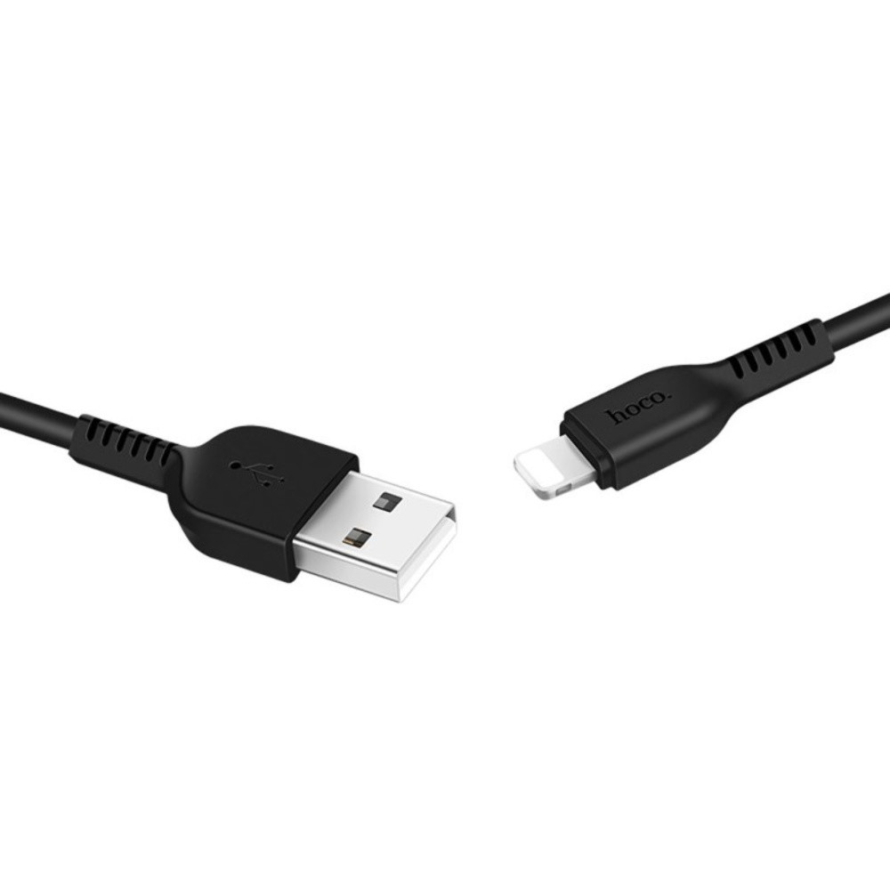 Кабель Hoco X20, Lightning, 3m, 2.4A, Black - 6