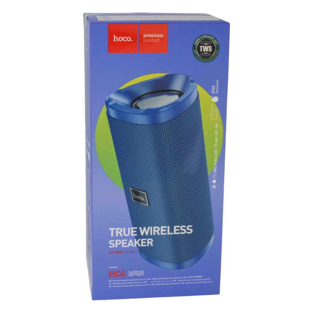 Портативна колонка Hoco HC4 Red - 3