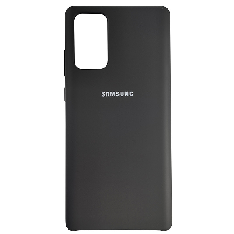Чохол Silicone Case for Samsung Note 20 Black (18) - 1