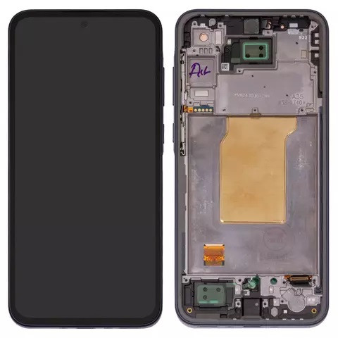 Дисплейний модуль для Samsung A356 Galaxy A35 5G, з рамкою, Original PRC, Navy - 1