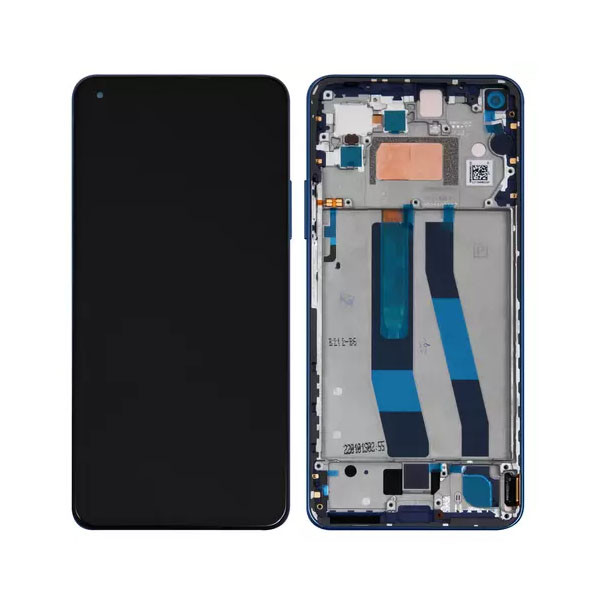 Дисплейний модуль для Xiaomi Mi 11 Lite 5G NE, з рамкою, Original PRC, Jazz Blue - 1