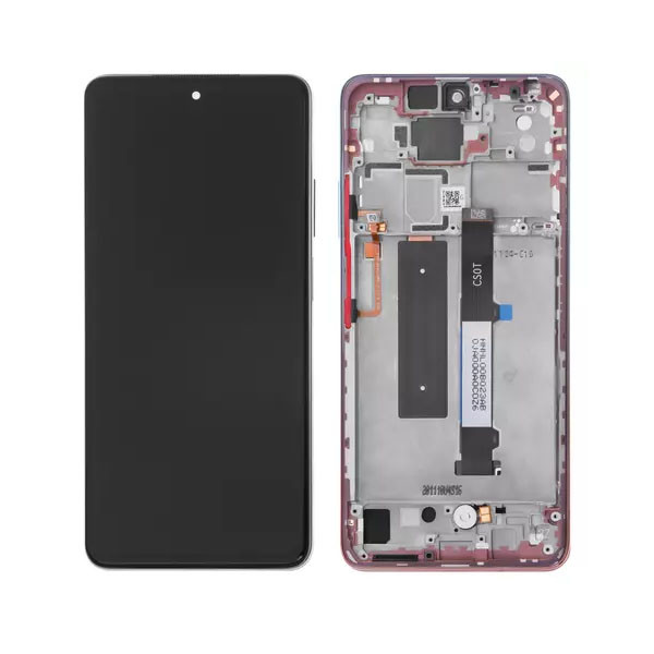 Дисплейний модуль для Xiaomi Mi 10T Lite, з рамкою, Original PRC, Rose Gold Beach - 1