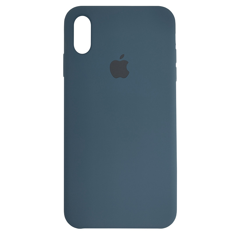 Чохол Copy Silicone Case iPhone XS Max Midnight Blue (8) - 2
