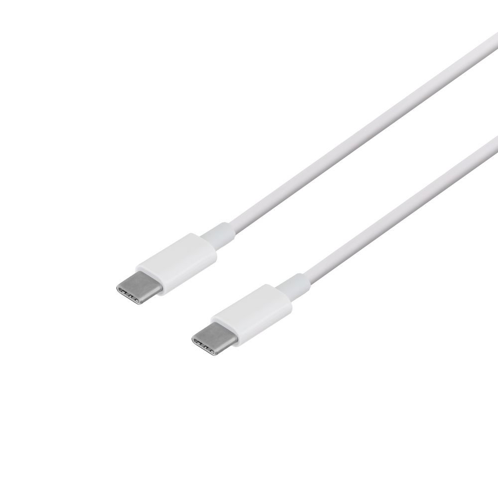 Мережевий зарядний пристрій для Macbook, Cable Type-C to Type-C, PD 96W, White - 4