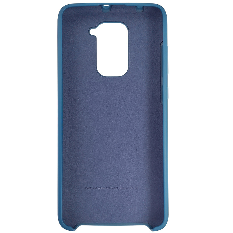Чохол Silicone Case for Xiaomi Redmi Note 9 Cobalt Blue (40) - 3