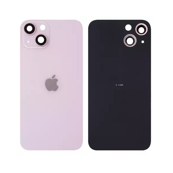 Задня кришка для iPhone 13, із склом камери, Small Hole, Pink - 1