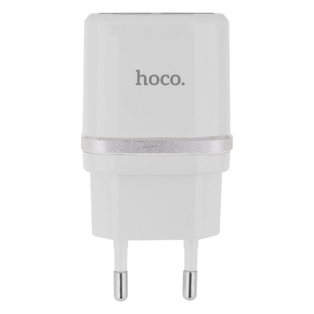 Мережевий Зарядний Пристрій Hoco C12, Cable Micro, White - 2