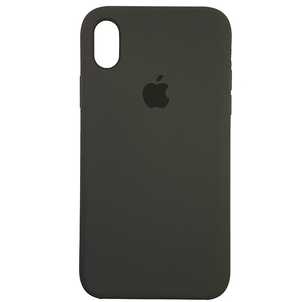 Чохол Copy Silicone Case iPhone XR Dark Olive (34) - 3