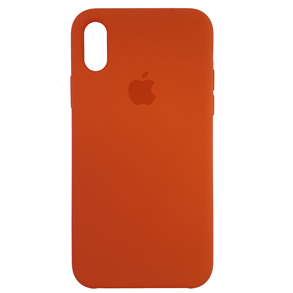 Чохол Copy Silicone Case iPhone X/XS Orange (13) - 3