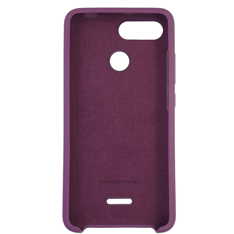 Чохол Silicone Case for Xiaomi Redmi 6 Purple (30) - 2