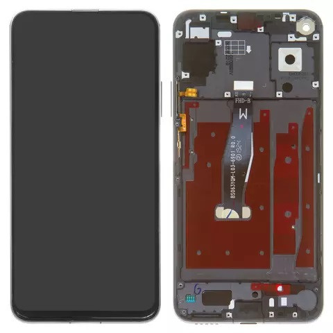 Дисплейний модуль для Huawei Honor 20, з рамкою, Original PRC, Black - 1