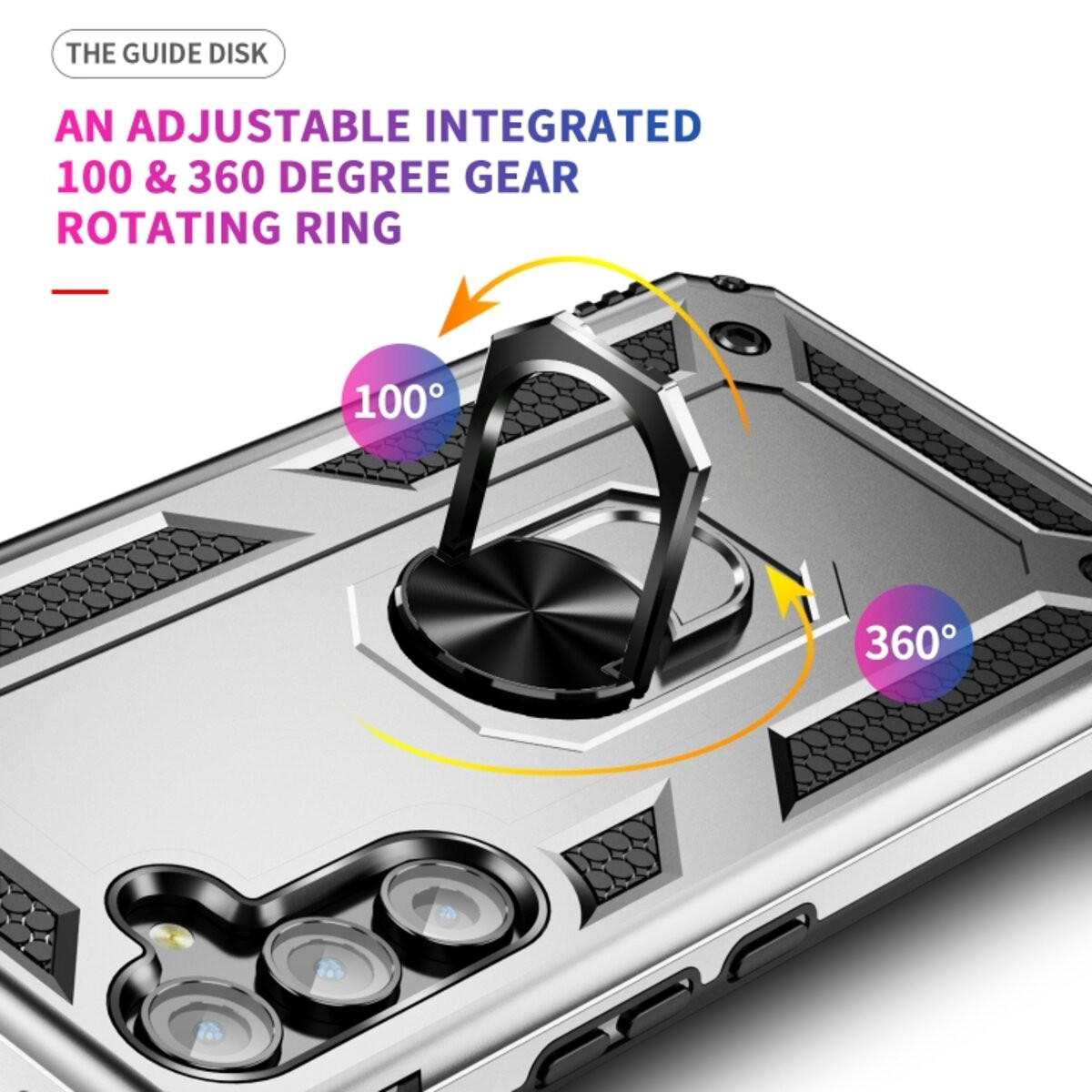 Чохол Cosmic Robot Ring for Samsung Galaxy A54 5G Silver - 6