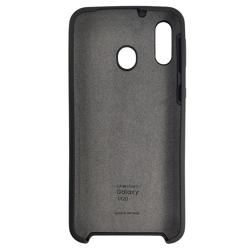 Чохол Silicone Case for Samsung M20 Black (18) - 3