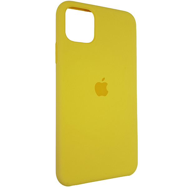 Чохол Copy Silicone Case iPhone 11 Pro Max Yellow (4) - 1