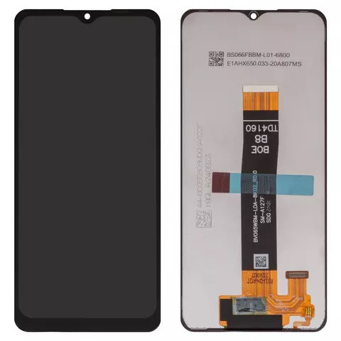 Дисплейний модуль для Samsung A127 Galaxy A12 Nacho, BV065WBM-L0A-8K02_R0.0/HL6127JX-L0A-8K02_R0.0 - 1