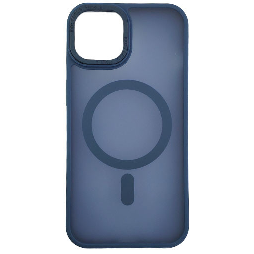 Чохол Stiff Cover Colorful Matte with Magsafe iPhone 12/12 Pro Blue - 1