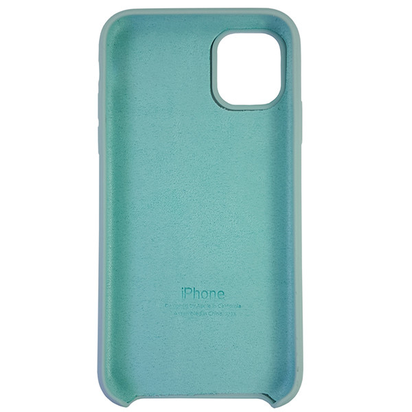 Чехол Copy Silicone Case iPhone 11 Mist Green (17) - 4