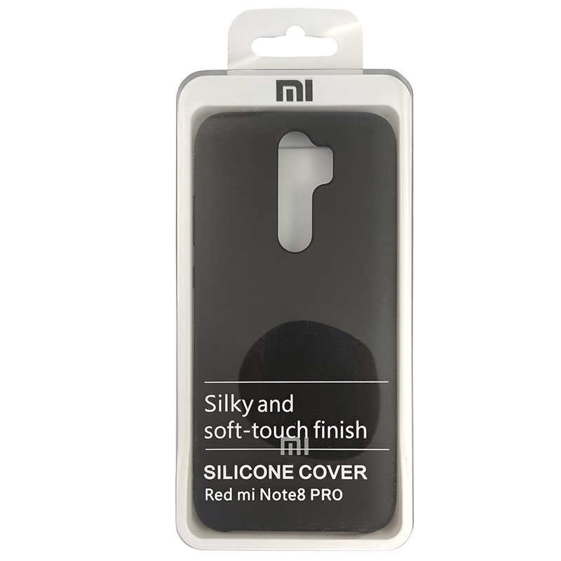 Чохол Silicone Case for Xiaomi Redmi Note 8 Pro Black (18) - 4