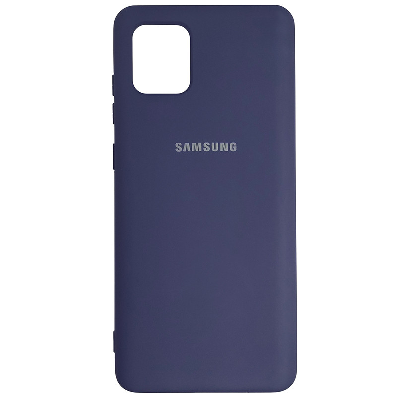 Чохол Silicone Case for Samsung Note 10 Lite Midnight Blue (8) - 1