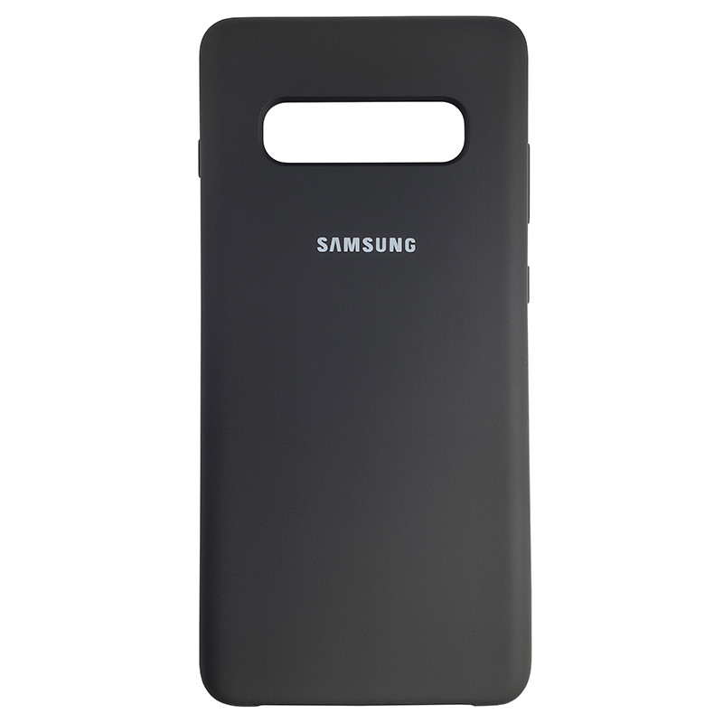 Чохол Silicone Case for Samsung S10+  Black (18) - 1
