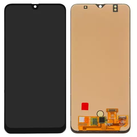Дисплейний модуль для Samsung A305 Galaxy A30, High Copy, Small OLED, Black - 1