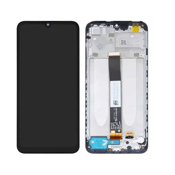 Дисплейний модуль для Xiaomi Redmi 9A, Redmi 9C, з рамкою, Сopy, In-Cell, Black - 1