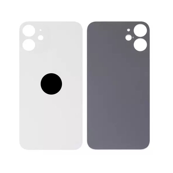 Задня кришка для iPhone 12 mini, Original PRC, Big Hole, White - 1