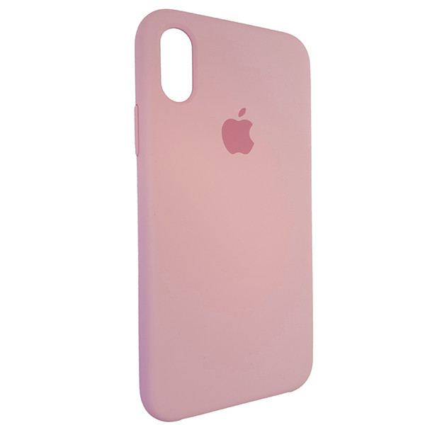 Чохол Copy Silicone Case iPhone X/XS Light Pink (6) - 1