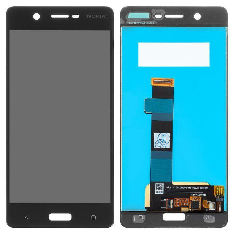 Дисплейний модуль Nokia 5 Dual Sim (TA-1024, TA-1053), High Copy, Black - 1