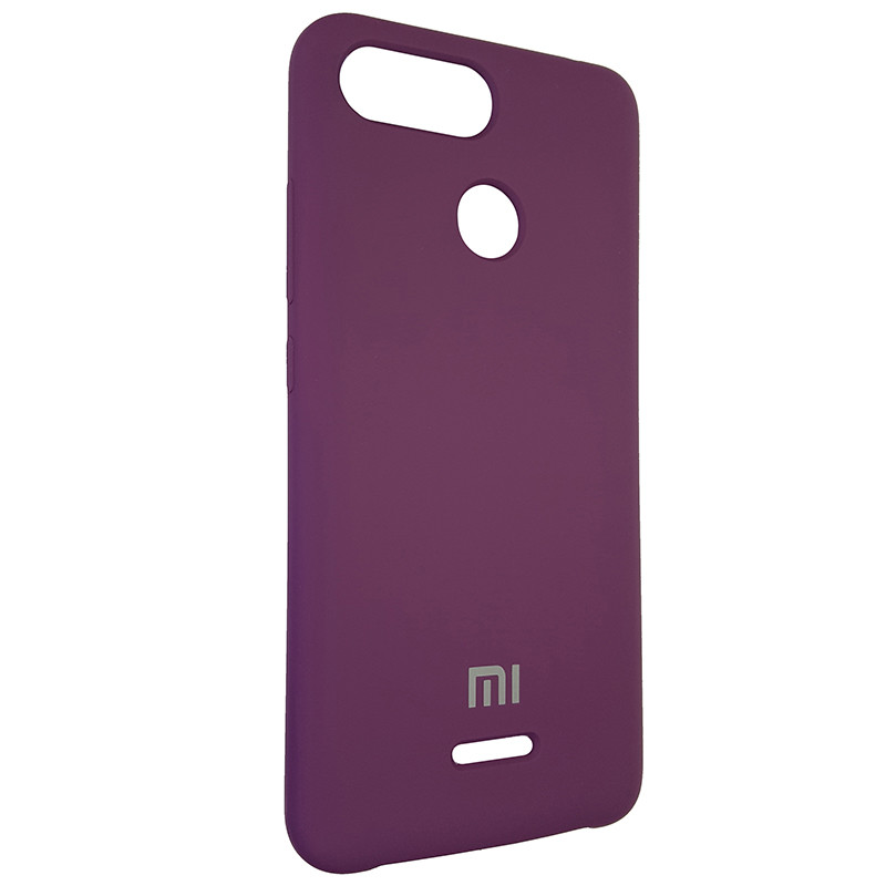 Чохол Silicone Case for Xiaomi Redmi 6 Purple (30) - 1