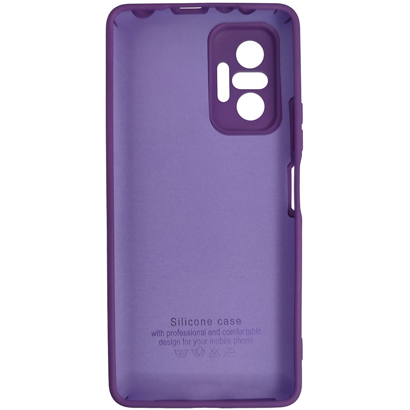 Чохол Silicone Case for Xiaomi Redmi Note 10 Pro Light Violet (41) - 3