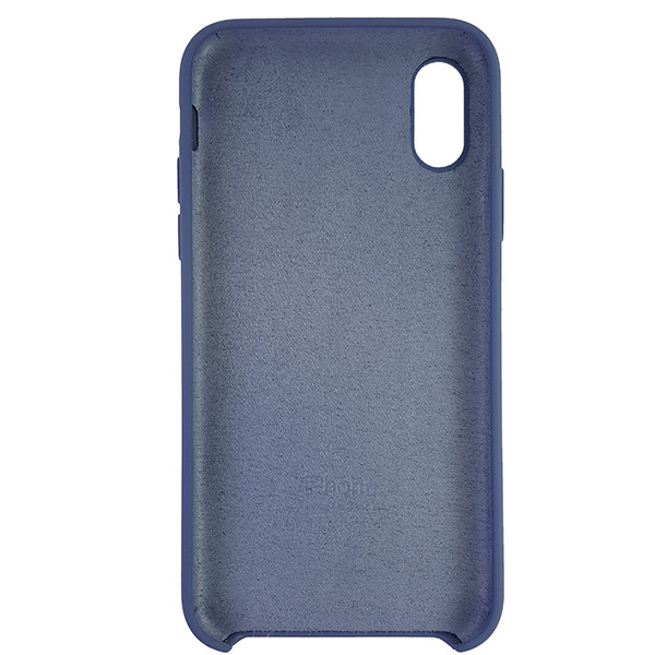 Чохол Copy Silicone Case iPhone X/XS Gray Blue (57) - 4