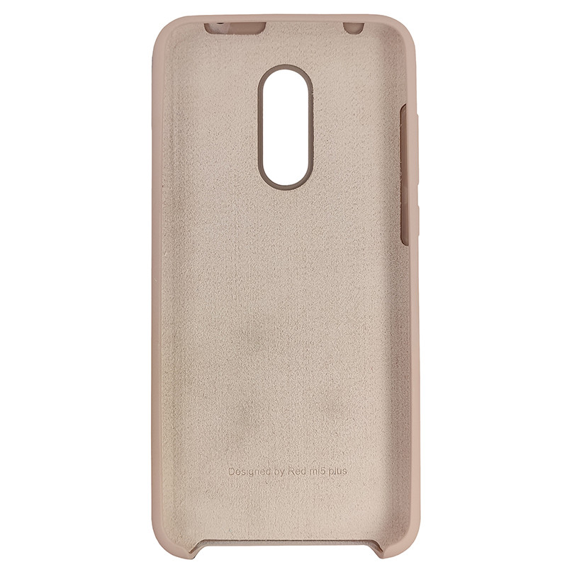 Чохол Silicone Case for Xiaomi Redmi 5 Plus Sand Pink (19) - 3