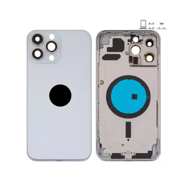 Корпус для iPhone 13 Pro Max, High Copy, Silver - 1