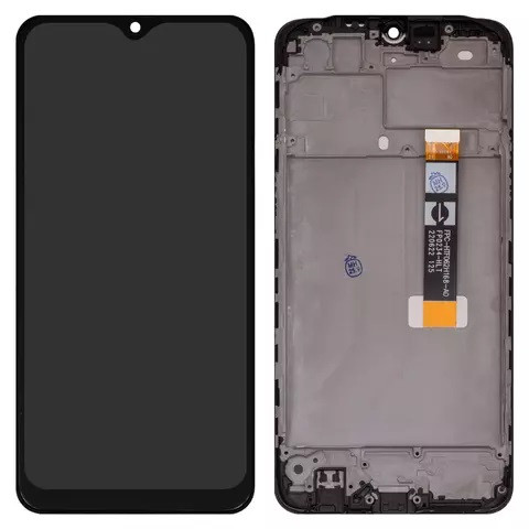 Дисплейний модуль для Oppo A12, з рамкою, High Copy, Black - 1
