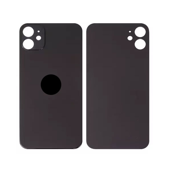 Задня кришка для iPhone 11, Original PRC, Big Hole, Black - 1