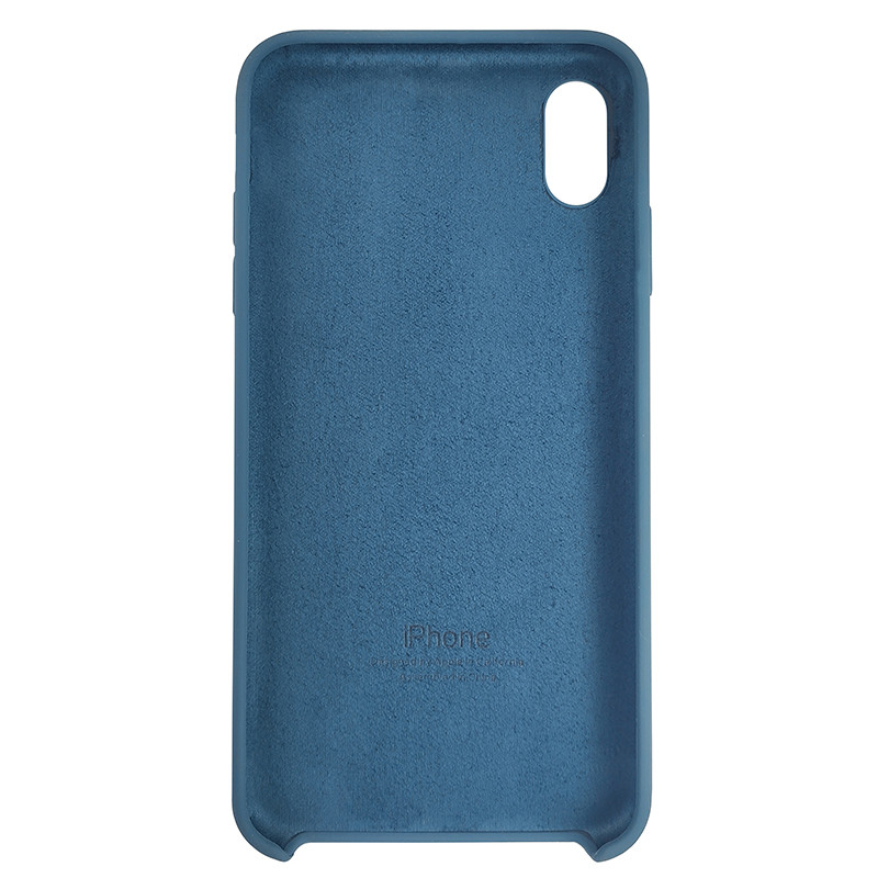 Чохол Copy Silicone Case iPhone XS Max Cosmos Blue (35) - 3