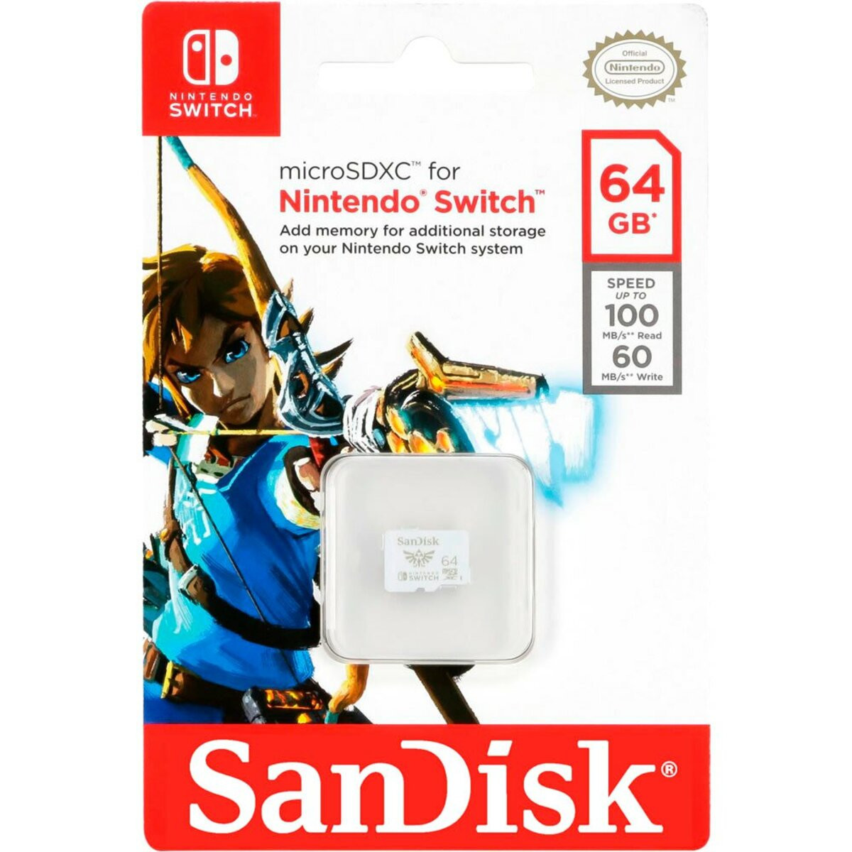 Карта пам'яті micro SDXC (UHS-1) SanDisk For Nintendo Switch 64Gb class 10 - 2