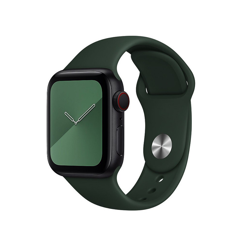 Ремінець для Apple Watch 38/40/41 mm Sport Band Dark Green (48)  - 2