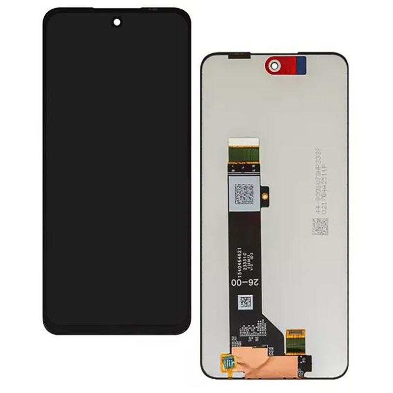 Дисплейний модуль для Motorola Moto G34, з рамкою, High Copy, Black - 1