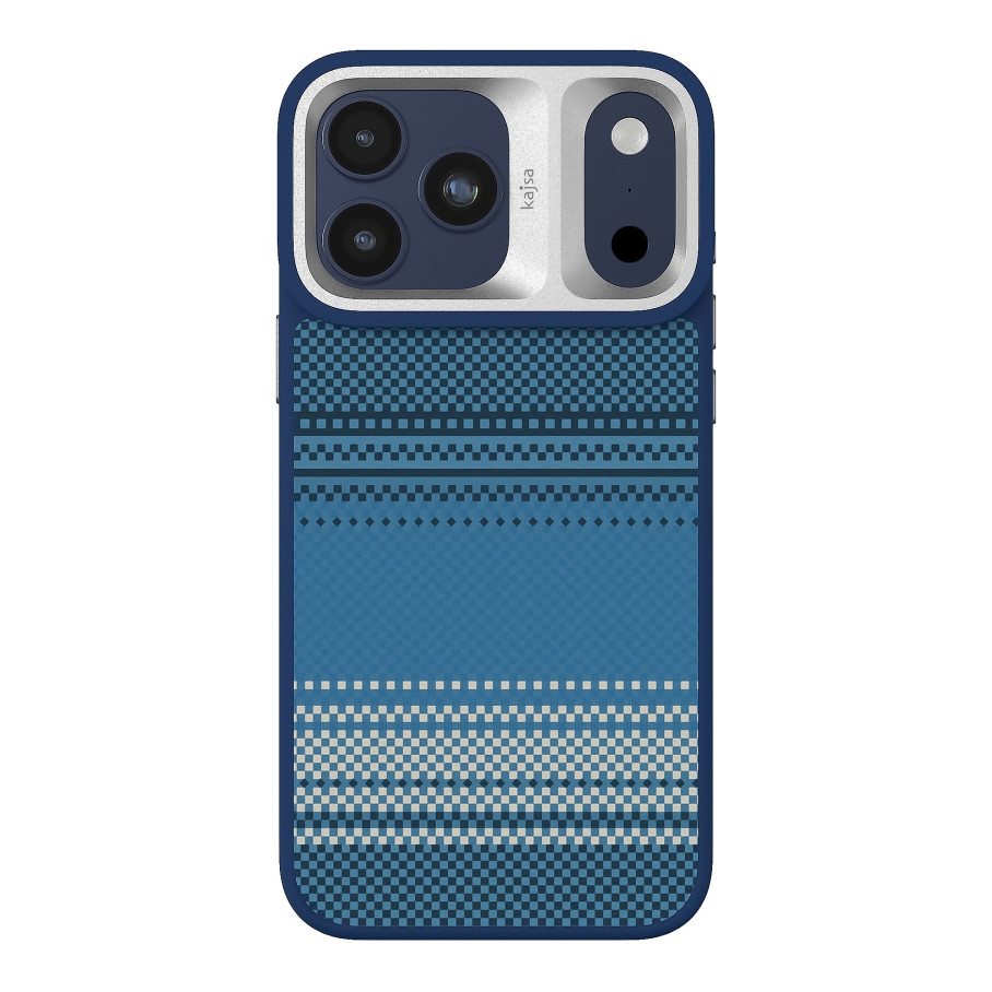 Чохол Kajsa Resort Collection Gradient Stripe with MagSafe для iPhone 17 Pro Max, Blue B-Ring - 1