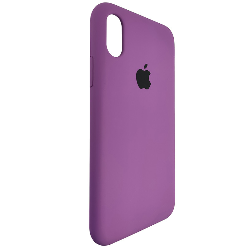Чохол Copy Silicone Case iPhone X/XS Purpule (45) - 1
