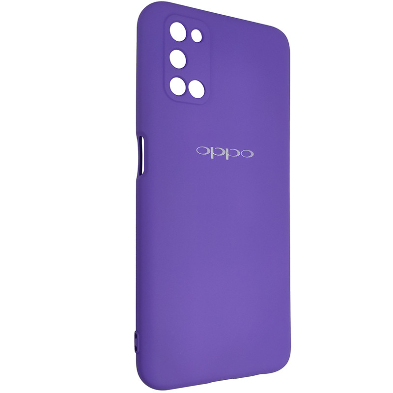 Чохол Silicone Case for Oppo A52\A72 Light Violet (41) - 2
