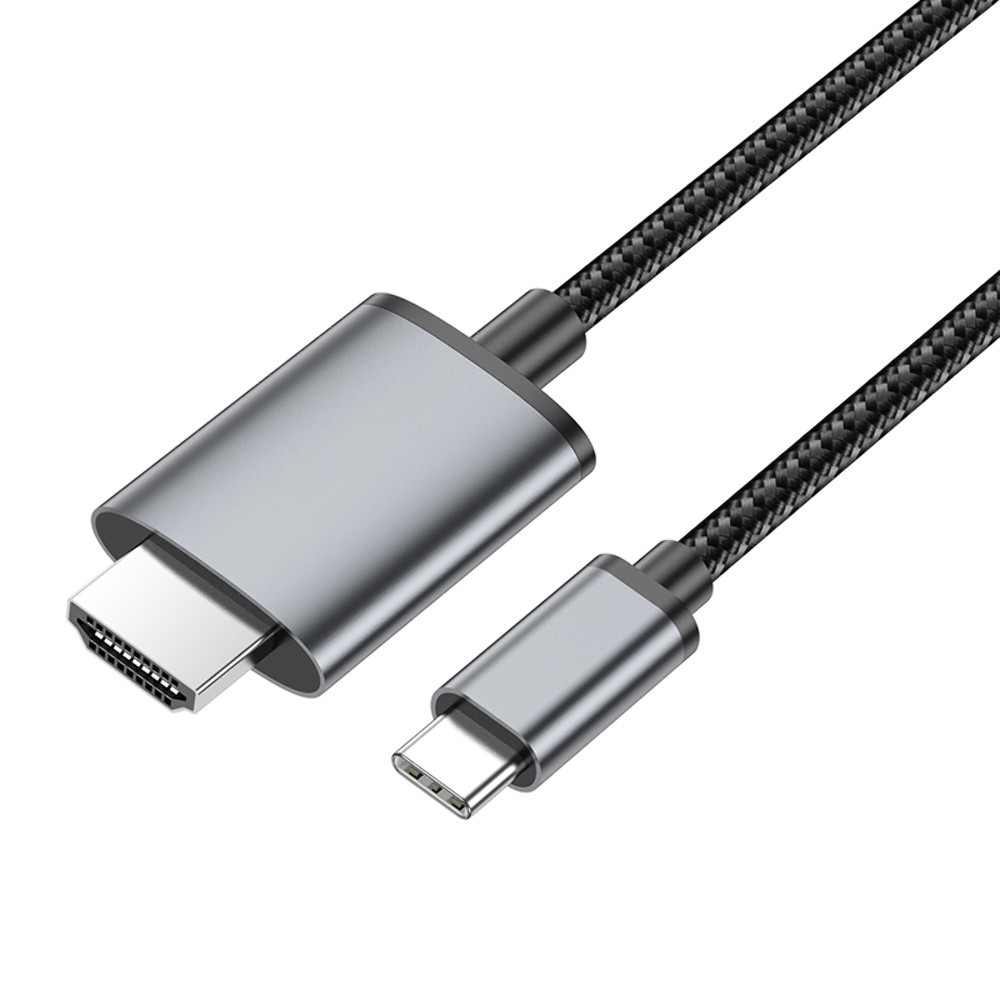 Кабель Hoco UA27, Type-C to HDMI, 1m, Gray - 10