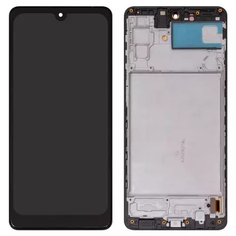 Дисплейний модуль для Samsung M515 Galaxy M51, з рамкою, High Copy, Small OLED, Black - 1